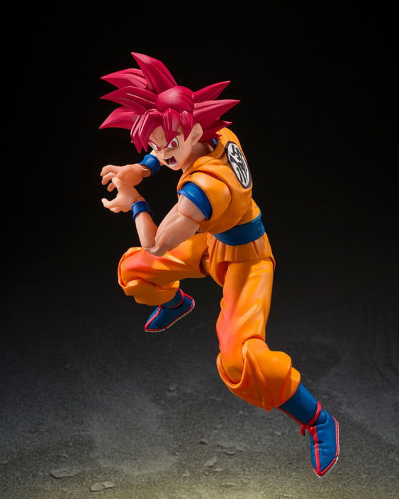 TAMASHII NATIONS S.H.Figuarts Super Saiyan God Son Goku (God Aura) Dragon Ball Super