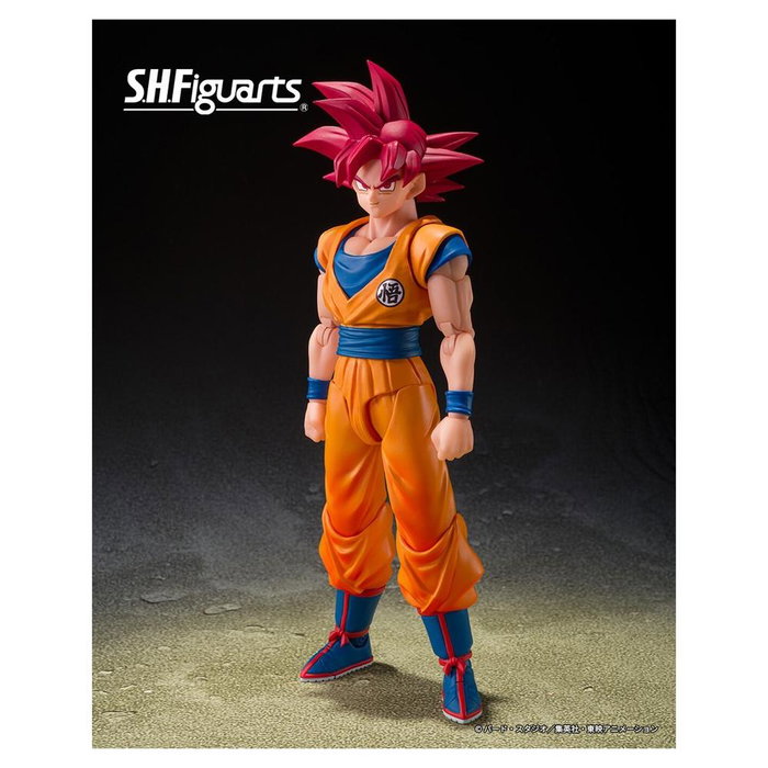 TAMASHII NATIONS S.H.Figuarts Super Saiyan God Son Goku (God Aura) Dragon Ball Super