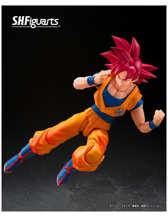 TAMASHII NATIONS S.H.Figuarts Super Saiyan God Son Goku (God Aura) Dragon Ball Super