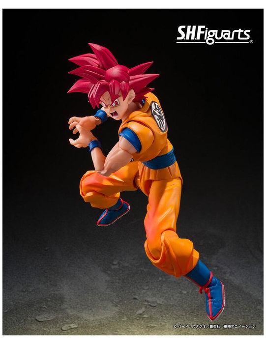 TAMASHII NATIONS S.H.Figuarts Super Saiyan God Son Goku (God Aura) Dragon Ball Super