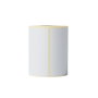 Brother Caja de 8 rollos de etiquetas térmicas blancas 76mm x 44mm
