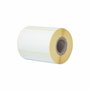 Brother Caja de 8 rollos de etiquetas térmicas blancas 76mm x 44mm