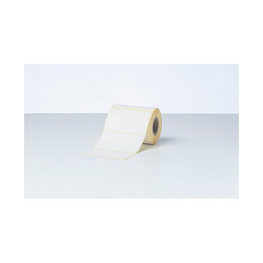 Brother Caja de 8 rollos de etiquetas térmicas blancas 76mm x 44mm