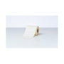 Brother Caja de 8 rollos de etiquetas térmicas blancas 76mm x 44mm