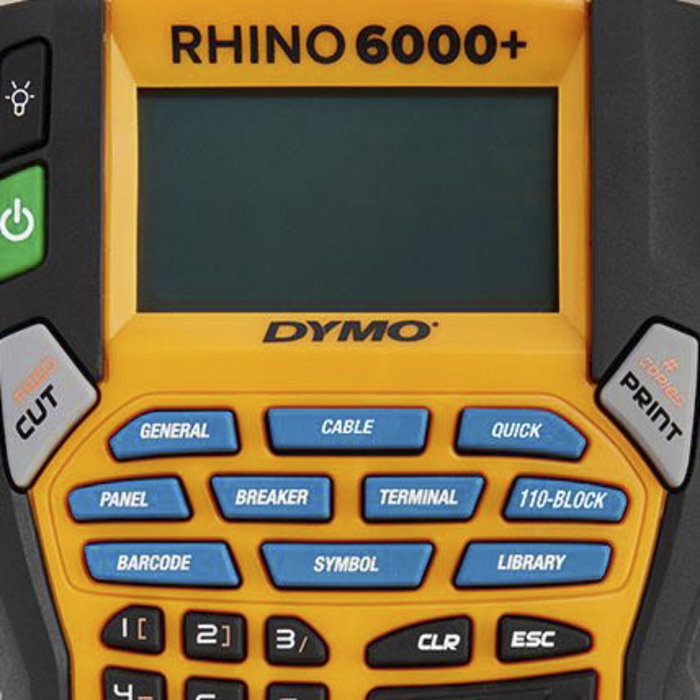 DYMO Rhino 6000+ Kit con Maletín Amarillo DYMO Rhino 6000+ Kit con Maletín Amarillo