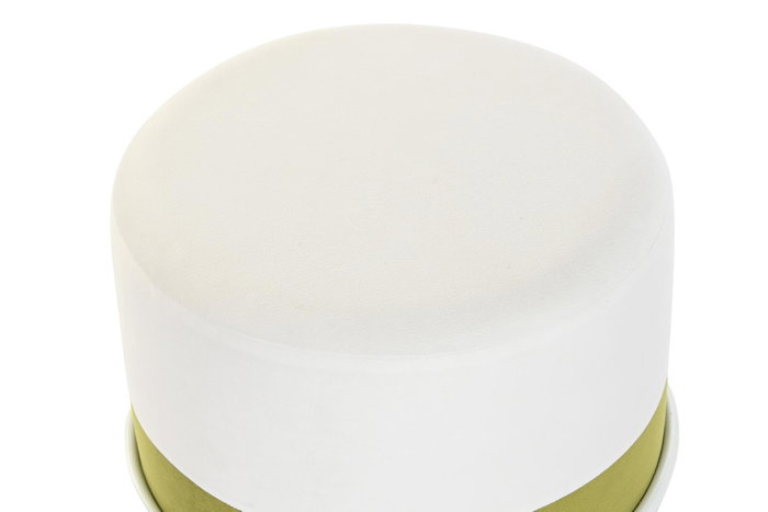 DKD Home Decor Reposapiés Blanco Verde 40 x 40 x 40 cm