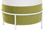 DKD Home Decor Reposapiés Blanco Verde 40 x 40 x 40 cm