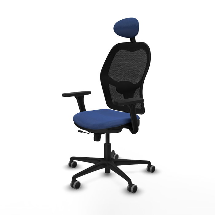 PIQUERAS Y CRESPO Silla de oficina Jorquera Azul marino y Negro
