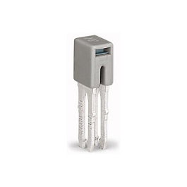 WAGO 281-402 Terminal de conexión gris 6 mm x 8 mm