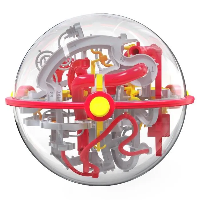 Spin Master Laberinto 3D Perplexus Portal Perplexus con 150 Desafíos, 50 Portales y 3 Botones Exteriores SPIN6064756