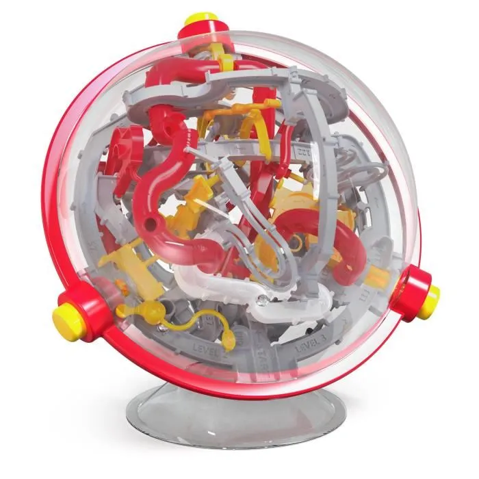 Spin Master Laberinto 3D Perplexus Portal Perplexus con 150 Desafíos, 50 Portales y 3 Botones Exteriores SPIN6064756