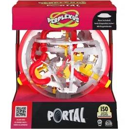 Spin Master Laberinto 3D Perplexus Portal Perplexus con 150 Desafíos, 50 Portales y 3 Botones Exteriores SPIN6064756