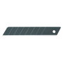 Olfa Cuchillas troceables negras 18 mm, juego 10 uds