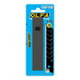 Olfa Cuchillas troceables negras 18 mm, juego 10 uds