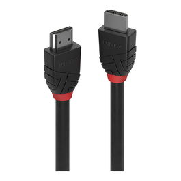 LINDY 36773 Cable HDMI 2.1 48 Gbit/s, 8K 60Hz, 3 Metros, Conectores Chapados en Oro, Negro