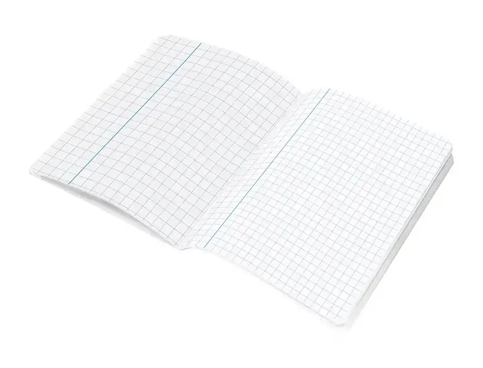 Liderpapel Smart A5+ Libreta Cuadriculada 8mm con Margen, 32 Hojas, Colores Surtidos