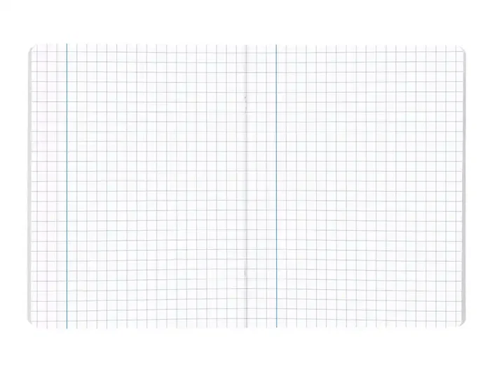 Liderpapel Smart A5+ Libreta Cuadriculada 8mm con Margen, 32 Hojas, Colores Surtidos