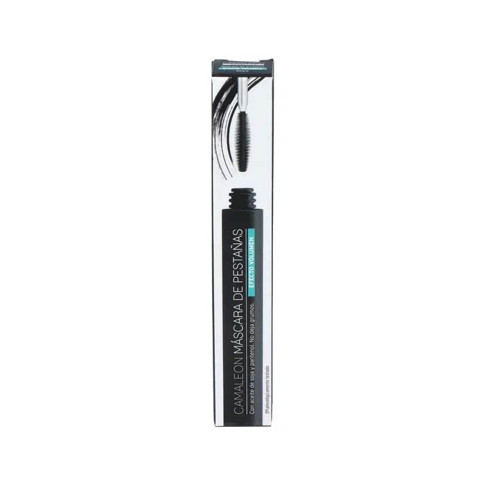 CAMALEON COSMETICS Máscara de Pestañas Volumen y Rizo - Alarga Pestañas, Vegana, Cepillo de Silicona, Colorantes Naturales, 11 ml CAMALEON COSMETICS Máscara de Pestañas Volumen y Rizo - Alarga Pestañas, Vegana, Cepillo de Silicona, Colorantes Naturales, 11 ml