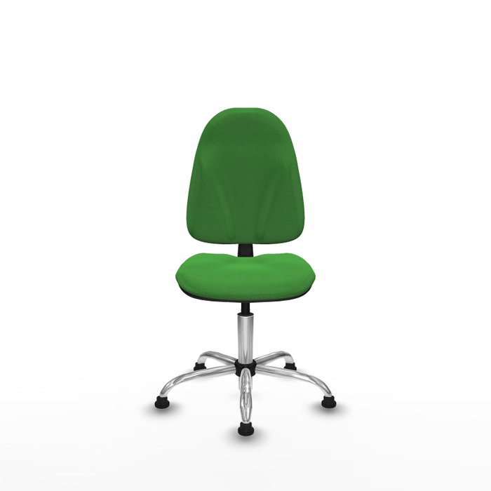 PIQUERAS Y CRESPO Silla de oficina Algarra, Tela Verde, Sin brazos