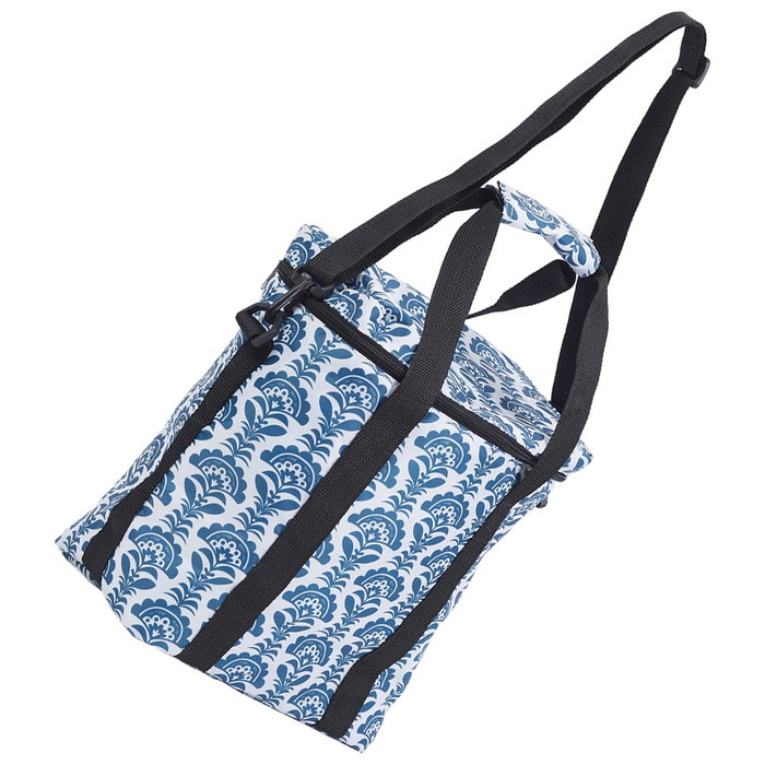 Cook Concept Bolsa Térmica 11 L Jaipur Market Azul o Rojo para Comidas con Asa y Correa 30x15x25 cm