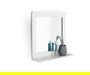 Inde Espejo de Pared para Lavabo, Dimensiones 50 x 13 x 53 cm, Moblekit (4 Unidades)