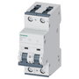 Siemens Leitungsschutzschalter de 6 A, 2 polos, curva C, todo corriente