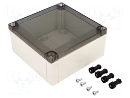 FIBOX MNX Carcasa Universal de Policarbonato Gris 130x130x60mm