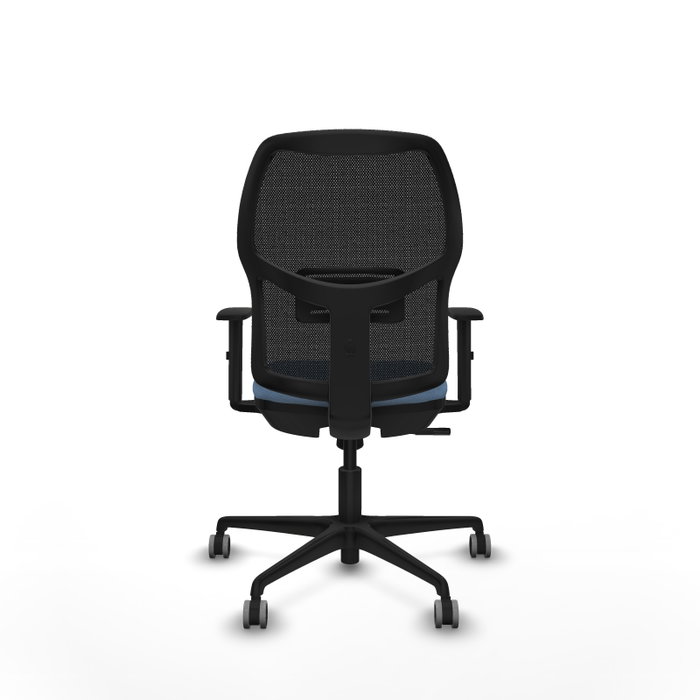 PIQUERAS Y CRESPO Silla de oficina Alfera Azul cielo/Negro con mecanismo Sincro PIQUERAS Y CRESPO Silla de oficina Alfera Azul cielo/Negro con mecanismo Sincro