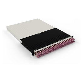 PATCHBOX patchbox.one PONE30OM411 - Sistema de Enrutamiento de Fibra Óptica OM4 de 30RU, LC-LC, Cable Violeta de 1.8 m, 24 Cassettes, 100 Gbit/s, LSZH