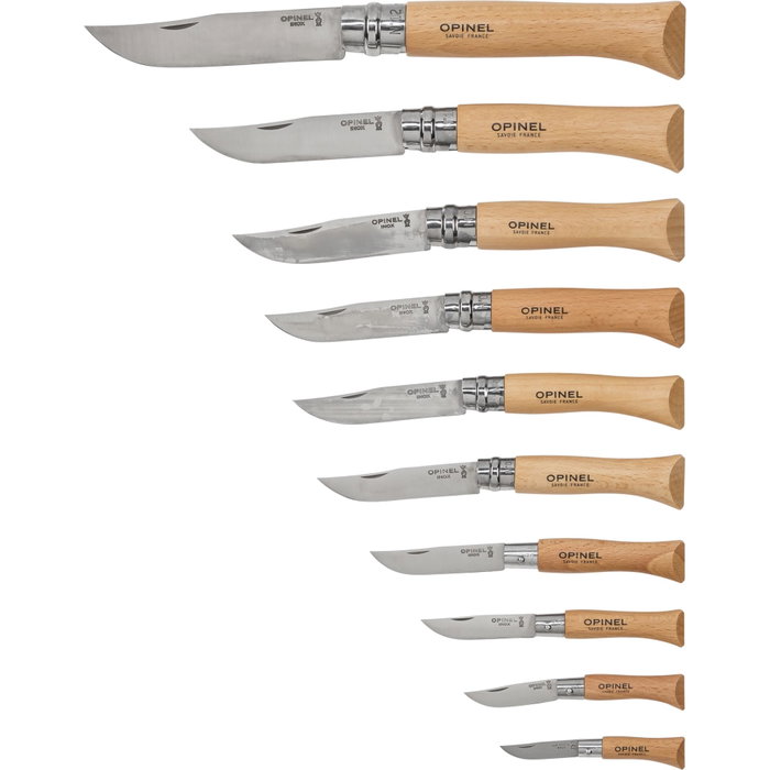Opinel Collector Set Wood Box 10-piece Pocket Knives Opinel Collector Set Wood Box 10-piece Pocket Knives