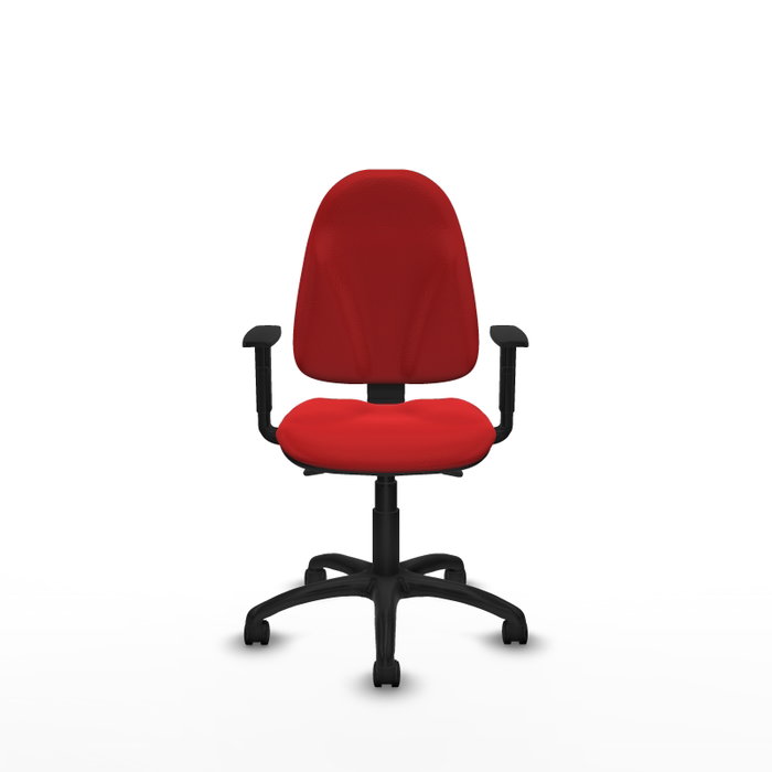 PIQUERAS Y CRESPO Silla de oficina Algarra en Similpiel Rojo con Mecanismo Asincro PIQUERAS Y CRESPO Silla de oficina Algarra en Similpiel Rojo con Mecanismo Asincro