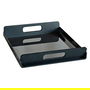 Alessi GIA01/55 Bandeja Rectangular Negra A/Inox 18/10 con Mangos en Resina Termoplástica