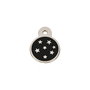 Placa identificativa para collar Imarc PetScribe Passion Negro Plata