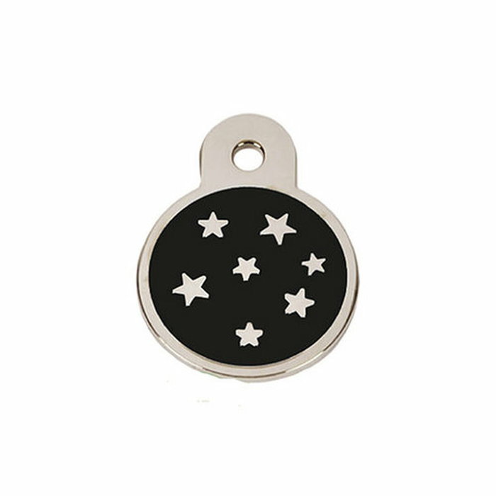 Placa identificativa para collar Imarc PetScribe Passion Negro Plata