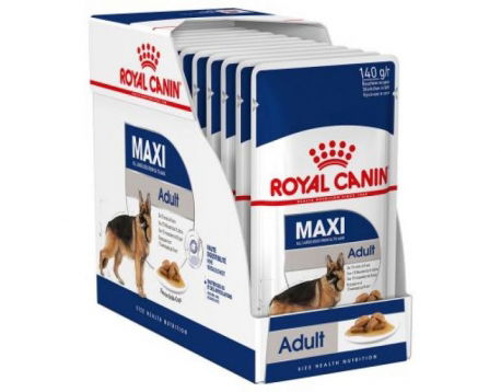 Royal Canin Canine Maxi Adult - Pienso para Perro Adulto de Raza Grande, 10 Bolsitas x 140 gr Royal Canin Canine Maxi Adult - Pienso para Perro Adulto de Raza Grande, 10 Bolsitas x 140 gr