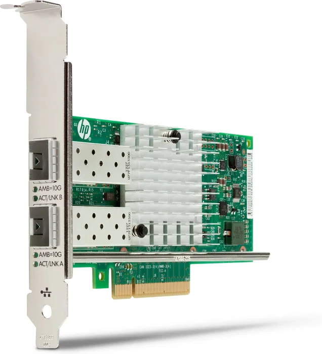 HP Intel X550 Tarjeta de Red 10GbE Dual Port 10GBASE-T RJ45 PCIe - Adaptador de Interfaz de Red Interno HP Intel X550 Tarjeta de Red 10GbE Dual Port 10GBASE-T RJ45 PCIe - Adaptador de Interfaz de Red Interno