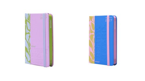 MOOVING Agenda Anual 2027 Dreamer tapa de tela con goma 100x150 mm surtido MOOVING Agenda Anual 2027 Dreamer tapa de tela con goma 100x150 mm surtido