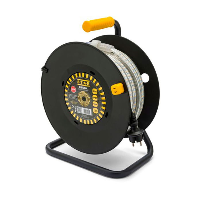 Tiras LED Stak 185 W 15 m Luz LED 4000 K Negro Transparente