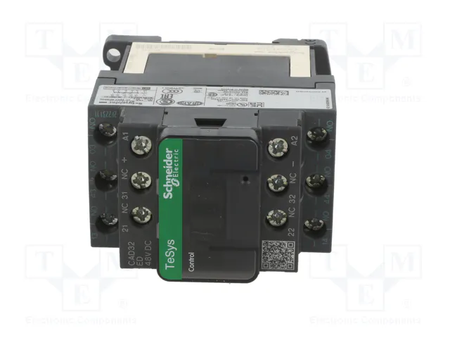 SCHNEIDER ELECTRIC Contactor TeSys D 5-polar 48VDC 10A SCHNEIDER ELECTRIC Contactor TeSys D 5-polar 48VDC 10A