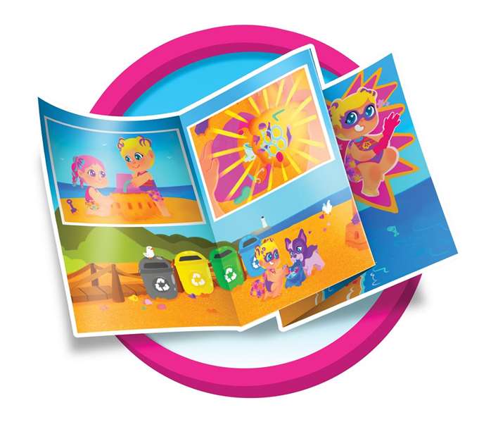 Muñeca bebé super cute gabi mision playa 26 cm