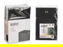 Kipit Caja Plegable Organizadora 45x30x30 cm Gris/Negro/Blanco TNT Cartón (Set de 12)