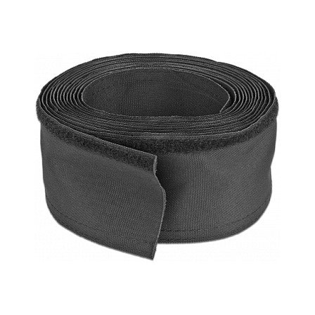 DeLOCK Manga tejida con cierre de gancho y lazo resistente al calor 5 m x 20 mm negro DeLOCK Manga tejida con cierre de gancho y lazo resistente al calor 5 m x 20 mm negro