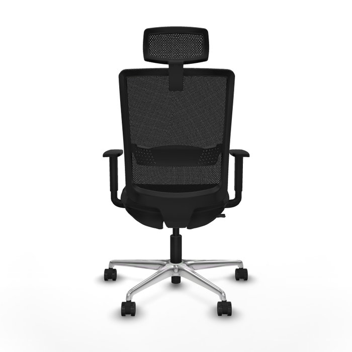 PIQUERAS Y CRESPO Silla de oficina Haches con mecanismo Sincro/Traslack, Negro PIQUERAS Y CRESPO Silla de oficina Haches con mecanismo Sincro/Traslack, Negro