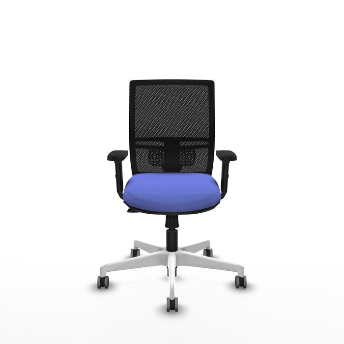 PIQUERAS Y CRESPO Silla de oficina Yunquera con mecanismo Sincro/Traslack, Azul claro y Negro PIQUERAS Y CRESPO Silla de oficina Yunquera con mecanismo Sincro/Traslack, Azul claro y Negro