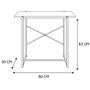 Home Deco Factory Consola Essentiel 80x30x82 cm