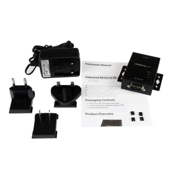 StarTech.com Conversor Adaptador Serie RS232 a RS422 y RS485 Negro StarTech.com Conversor Adaptador Serie RS232 a RS422 y RS485 Negro