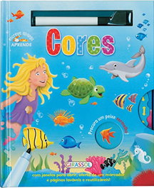 ESCREVE APAGA APRENDE CORES, VV.AA. - GIRASSOL EDIÇOES