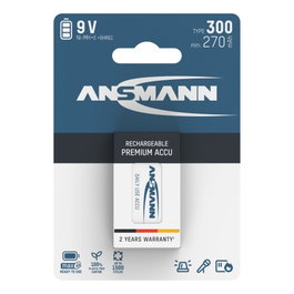 Ansmann maxE NiMH Akku 300 9V 270 mAh