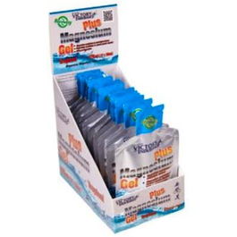 VICTORY ENDURANCE Magnesium Plus Gel Tripocal 12Ud - Gel deportivo con Magnesio y Potasio para atletas de fondo
