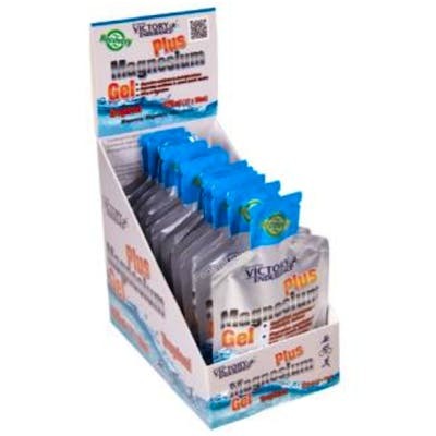 VICTORY ENDURANCE Magnesium Plus Gel Tripocal 12Ud - Gel deportivo con Magnesio y Potasio para atletas de fondo VICTORY ENDURANCE Magnesium Plus Gel Tripocal 12Ud - Gel deportivo con Magnesio y Potasio para atletas de fondo